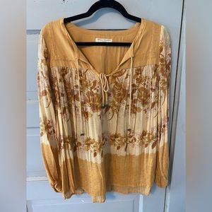 Spell & The Gypsy Gold Embroidered Top